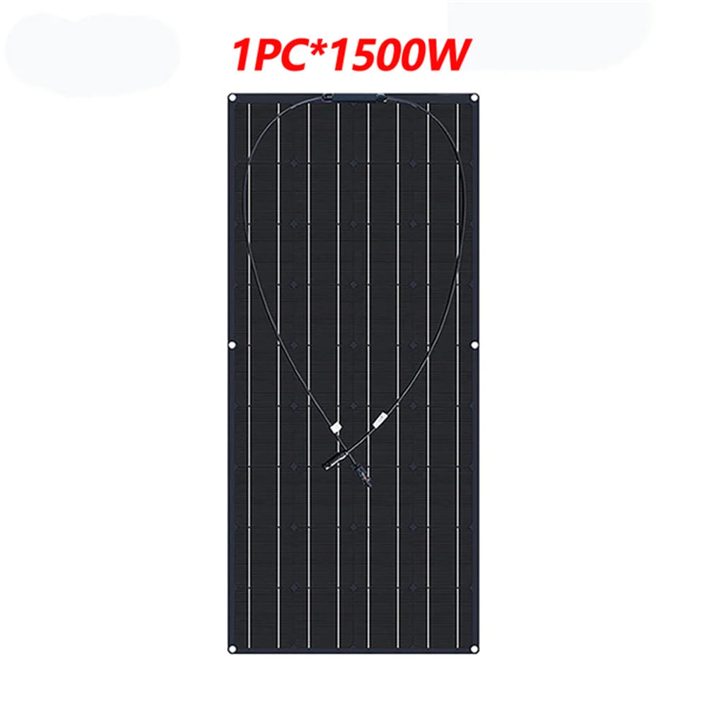 1500W3000WSolar Panel1000W2000W Solar High Efficiency Portable Power Bank Flexible Charging Outdoor Solar Cells For Home/Camping