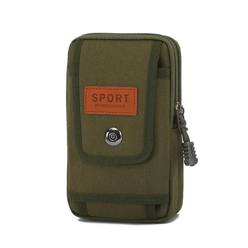 Outdoor Waist Bag Purse Military Waist Fanny Pack Men 6.5 Inches Phone Pouch Camping Hunting Tactical Edc Bag Unisex Worker Bag