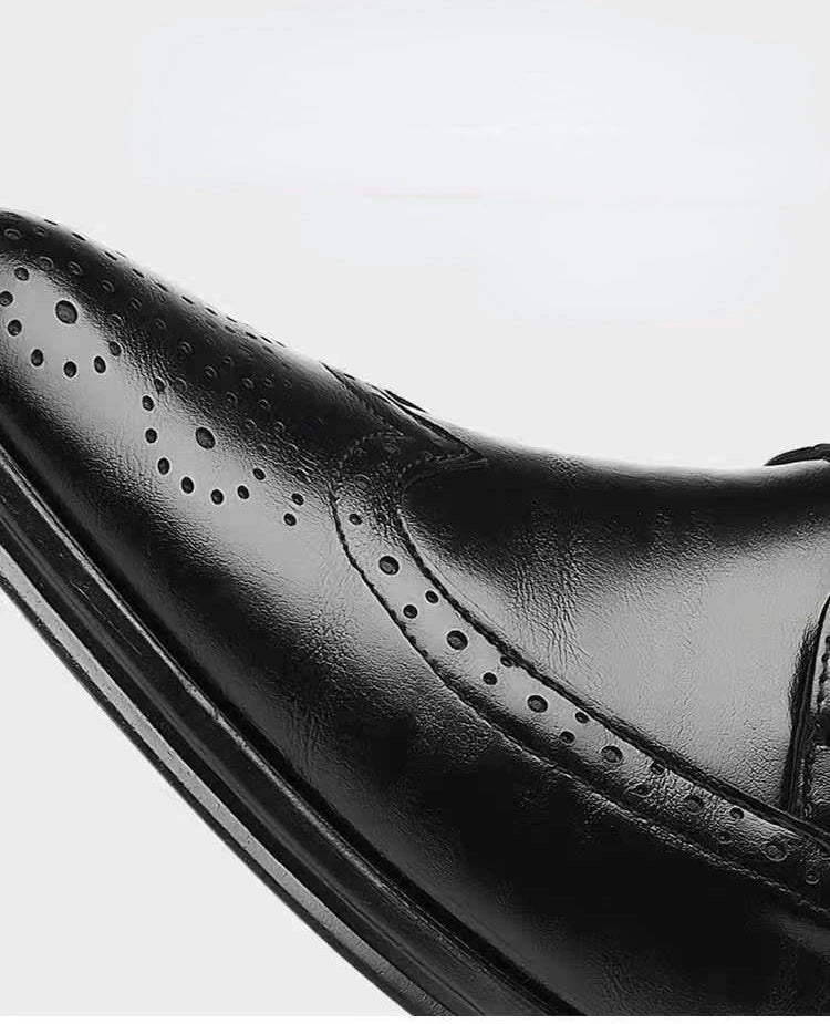 Men Oxford Shoes Luxury Leather Brogue Shoes Male Classic Business Formal Shoes High Quality Handcrafted Men Party Wedding Shoe