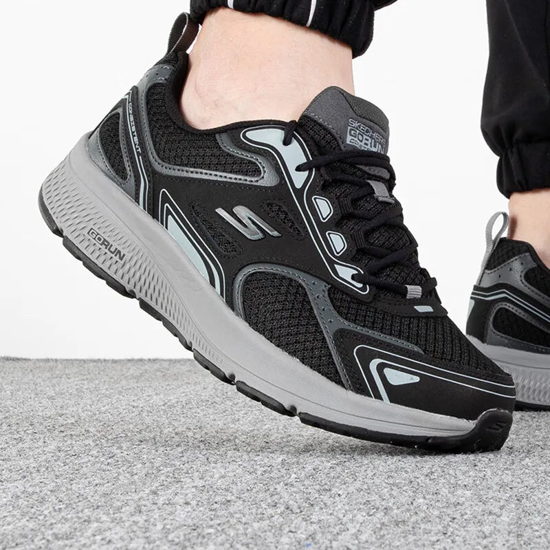 Skecher Men's Sneakers Summer breathable mesh casual running shoes Lightweight shock-absorbing jogging shoes