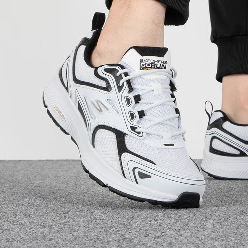 Skecher Men's Sneakers Summer breathable mesh casual running shoes Lightweight shock-absorbing jogging shoes