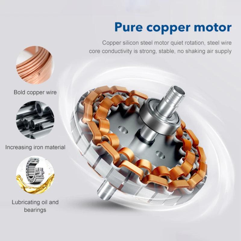 52Inch 3 ABS Blade DC 35W Pure Copper Motor Ceiling Fan With 60W LED Light Support Remote Control Strong winds Electric fans