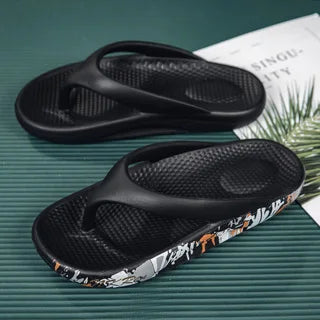 New men and women beach slippers simple household couple models coconut shoes non-slip bathroom sandals and slippers flip-flops