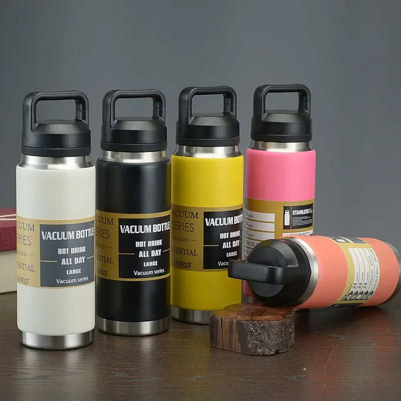 36oz Yetys Water Bottle thermos Stainless Steel Vacuum Flask Insulated Water Bottle Travel Cup for Children Coffee Mug Termica