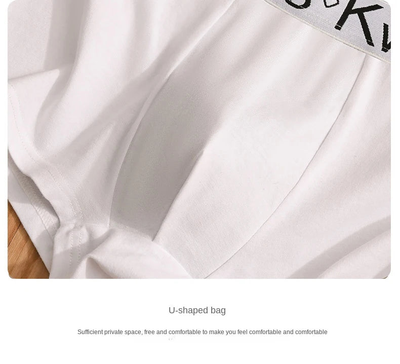 1Pcs Men Boxers Mens Cotton Underwear Sexy Men's Boxer Shorts Printed Panties Breathable U Convex Male Underpants L-6XL