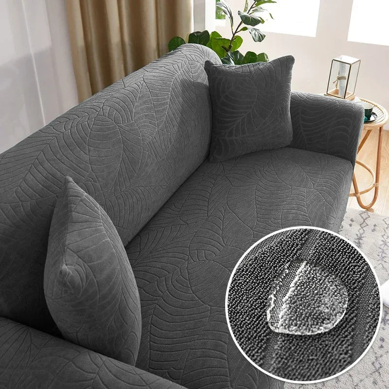 Thicken Waterproof Jacquard Sofa Cover for Living Room Thick Sofa Cover 1/2/3/4 Seater L-Shaped Corner Sofa Cover