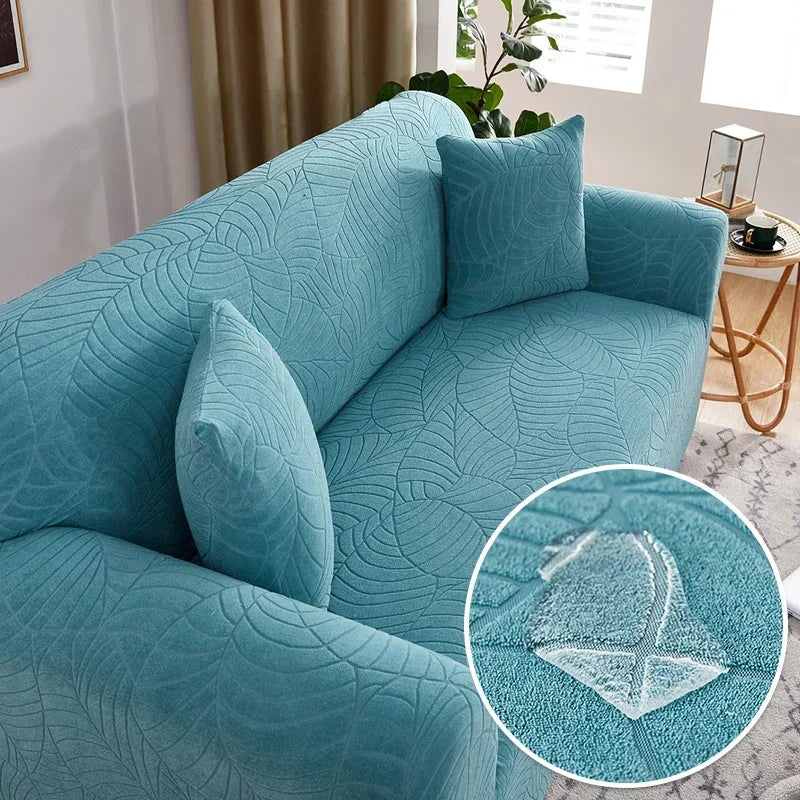 Thicken Waterproof Jacquard Sofa Cover for Living Room Thick Sofa Cover 1/2/3/4 Seater L-Shaped Corner Sofa Cover