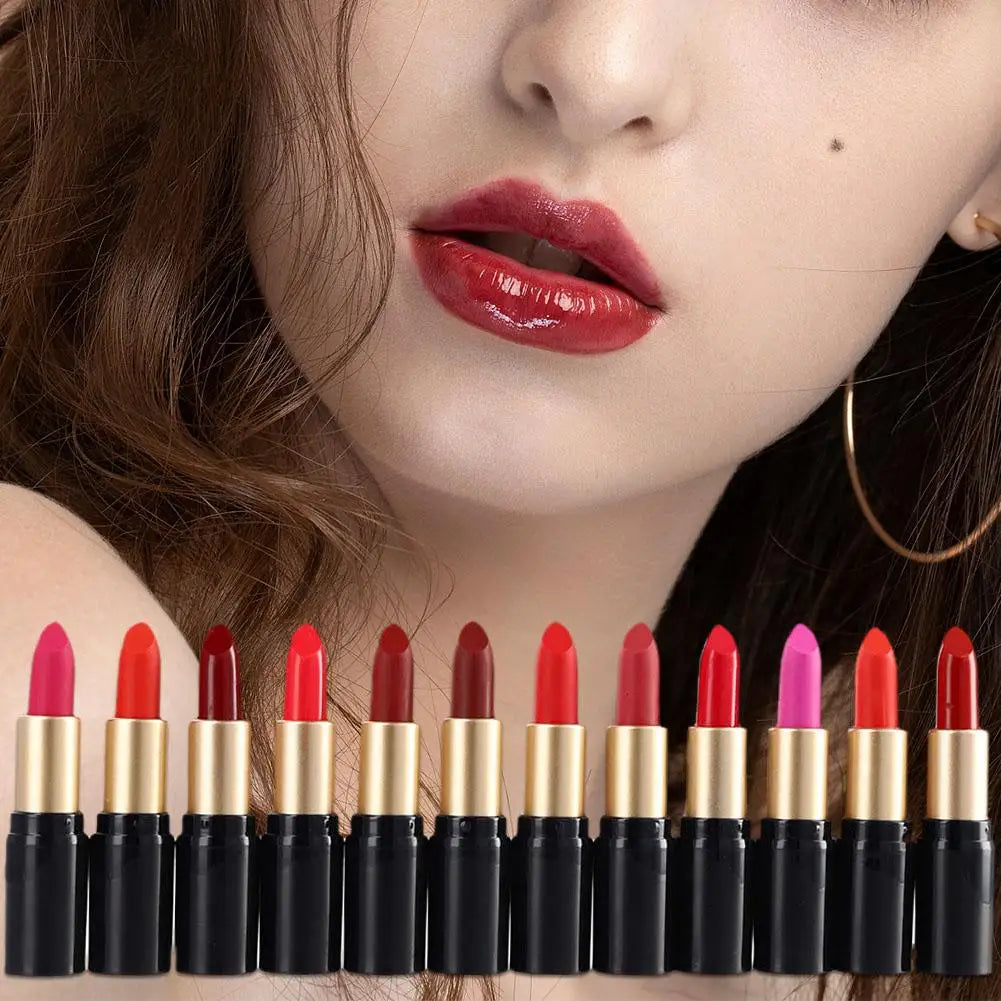 Original Tube Lipstick Smooth Long Lasting Mini Tube Mate Velvet Lipstick Moisturizer Gloss Waterproof Lip Lipstick Cosmetic