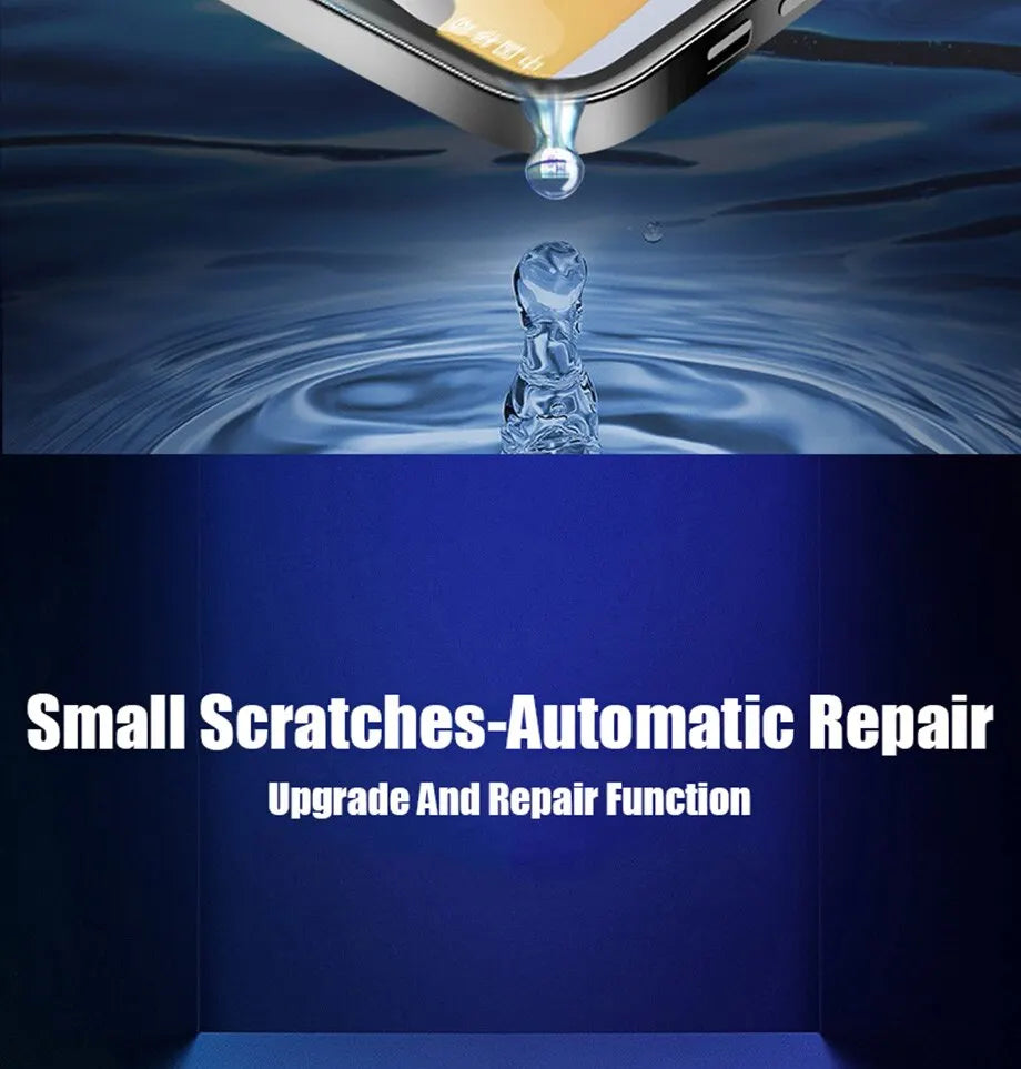 4Pcs Hydrogel Film Full Cover For iPhone 11 12 13 14 15 Pro Max Screen Protector For iPhone X XS MAX XR 6 7 8 Not Glass