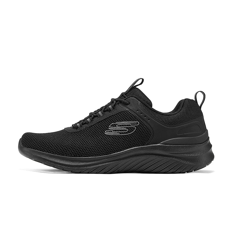 Skechers Mens Non-Slip Casual Sneakers Breathable Outdoor Jogging Training Sports Running Outdoor Lace Up Shoes tenis masculino