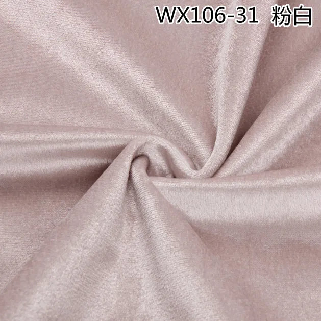 Thinkend Velvet Fabric By Meters for Upholstery Sofa Curtains Tablecloth Pillowcase Chair Sewing Soft Smooth Plain Velour Cloth