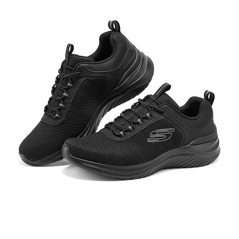 Skechers Mens Non-Slip Casual Sneakers Breathable Outdoor Jogging Training Sports Running Outdoor Lace Up Shoes tenis masculino