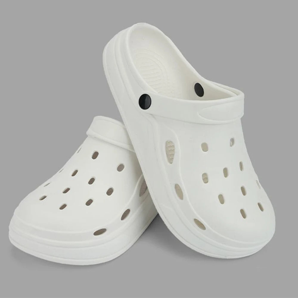 Summer Fashion Sandals Waterproof Slippers Men Shoes Outdoor Slides Soft Sole Garden Shoes Clogs EVA Beach Sandals Home Slippers