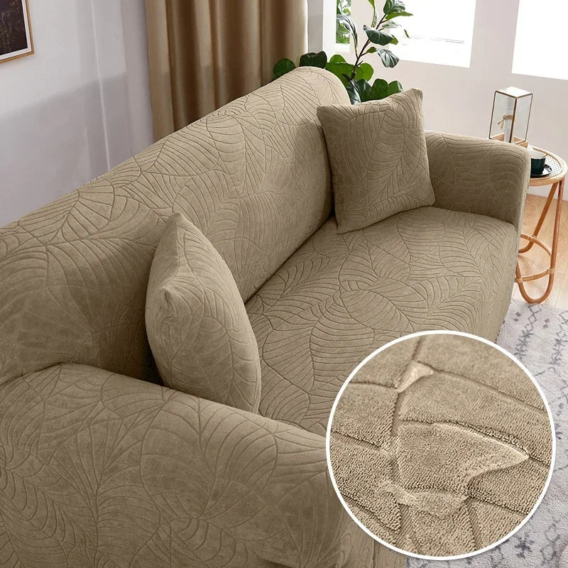 Thicken Waterproof Jacquard Sofa Cover for Living Room Thick Sofa Cover 1/2/3/4 Seater L-Shaped Corner Sofa Cover