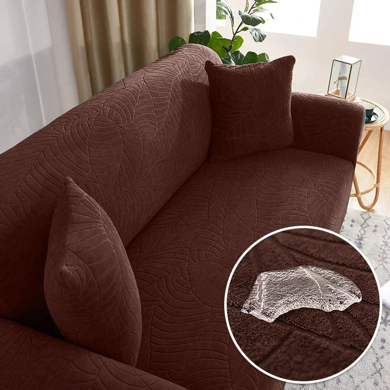 Thicken Waterproof Jacquard Sofa Cover for Living Room Thick Sofa Cover 1/2/3/4 Seater L-Shaped Corner Sofa Cover