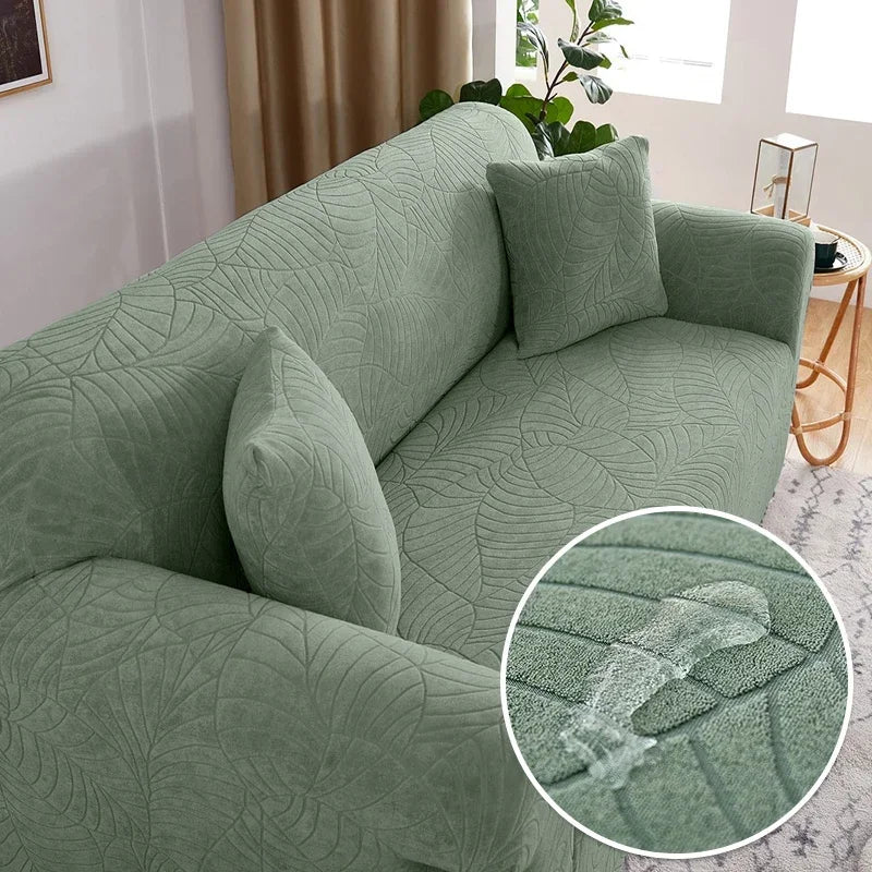 Thicken Waterproof Jacquard Sofa Cover for Living Room Thick Sofa Cover 1/2/3/4 Seater L-Shaped Corner Sofa Cover