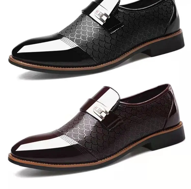 Wedding Business Dress Nightclubs Oxfords Breathable Working Lace Up Shoes New Fashion Mens Leather Shoes