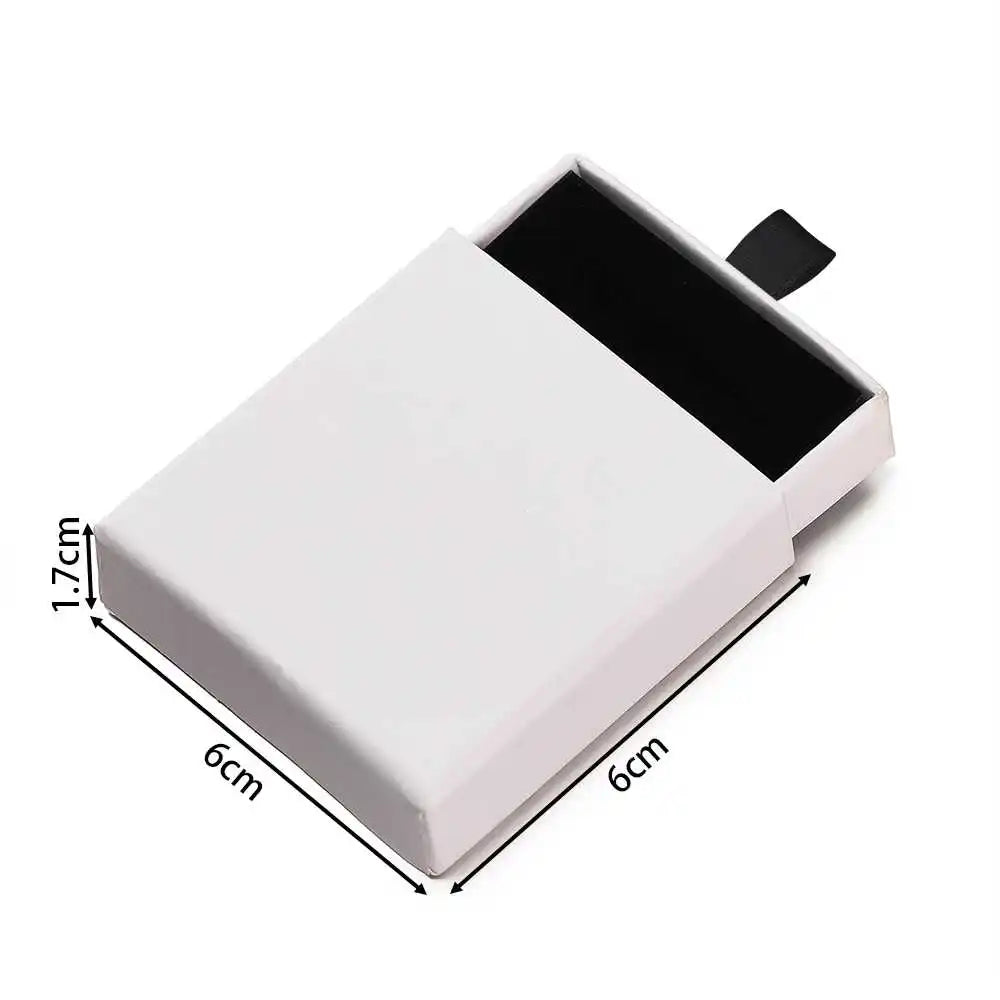 Creative Drawer Jewelry Packaging Box Necklace Ring Earing Bracelet Storage Organizer Display Stand Solid Color Paper Gift Boxes