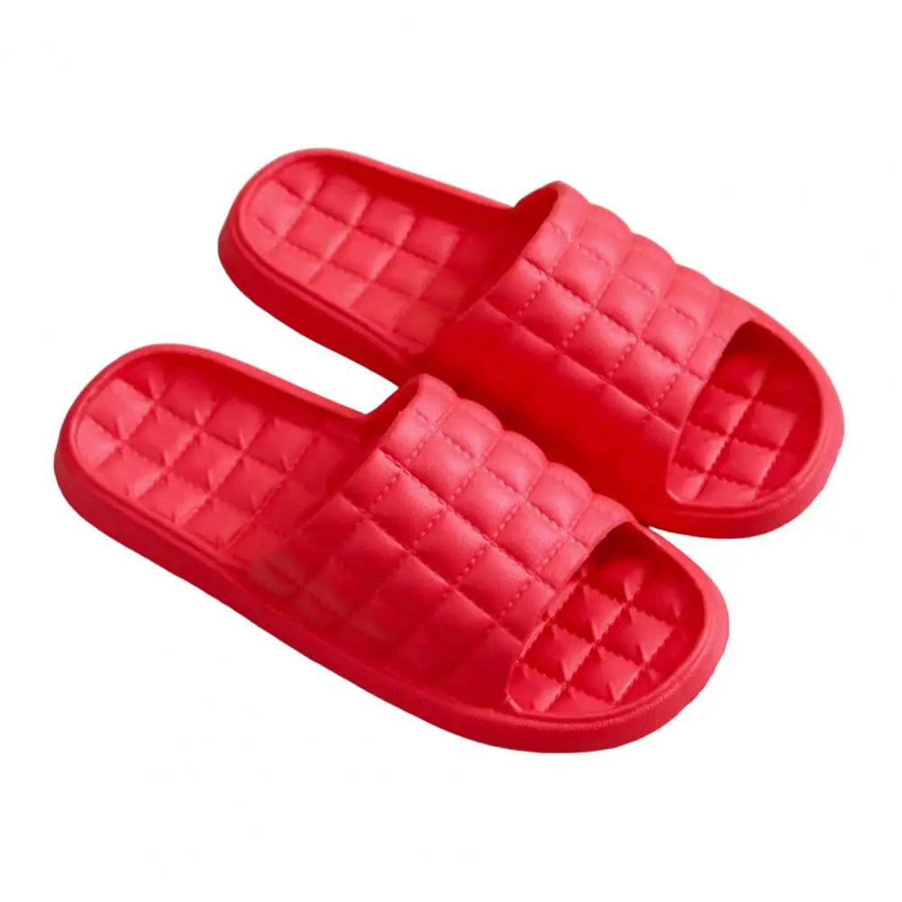 1 Pair Stylish Indoor Slippers Soft Sole Lightweight House Slippers Male Female Summer House Slides
