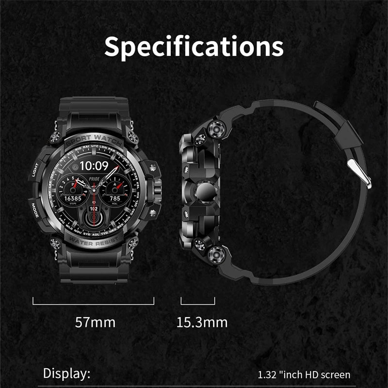 New Smart Watch Men Bluetooth Call 1.39" Touch Screen Sports Fitness Tracker Watches IP68 Waterproof Smartwatch for Android IOS