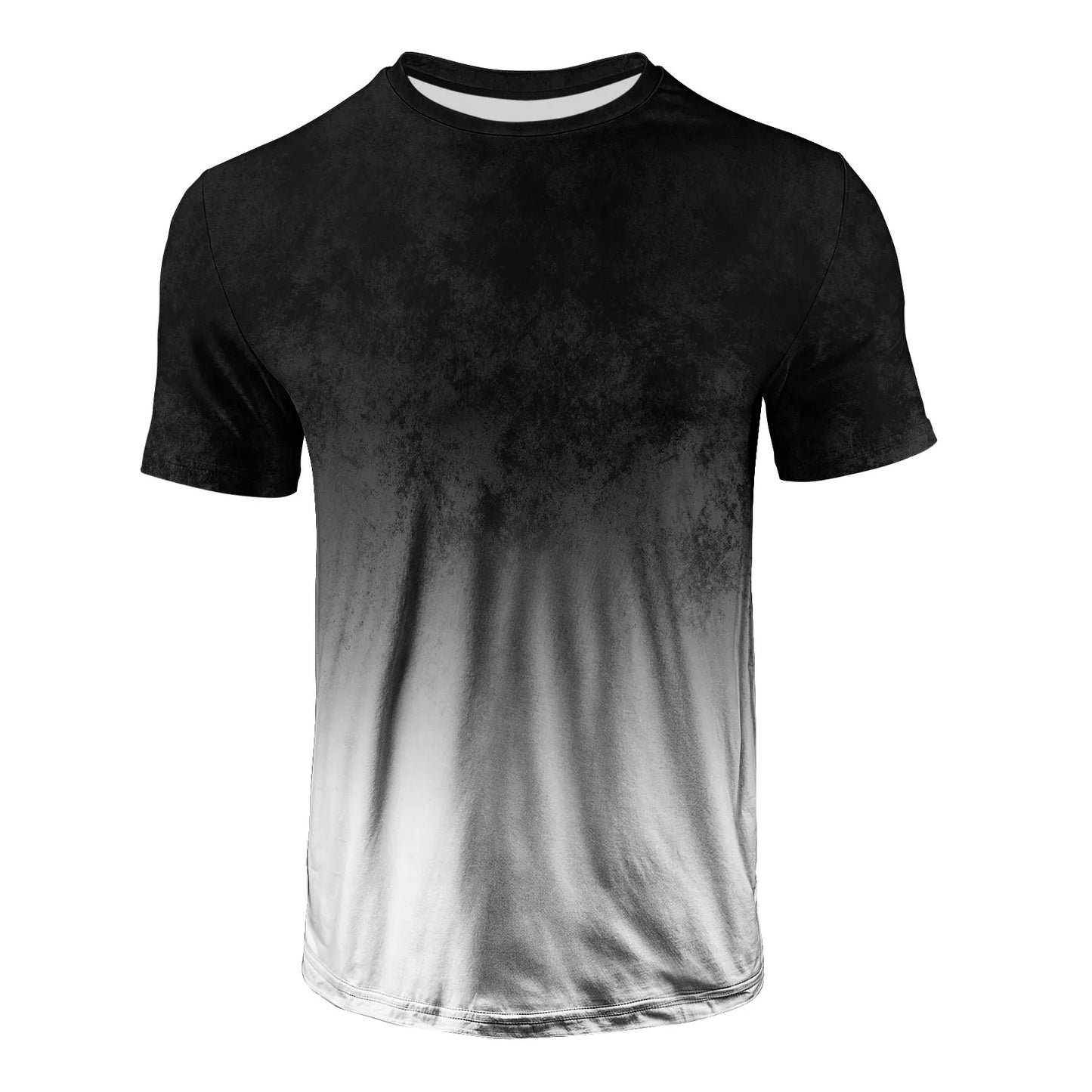 2025 New Arrival Mens T Shirt 3D Geometry Print Summer Streetwear Short Sleeve Tee Harajuku Style Casual Top Lightweight Fabric