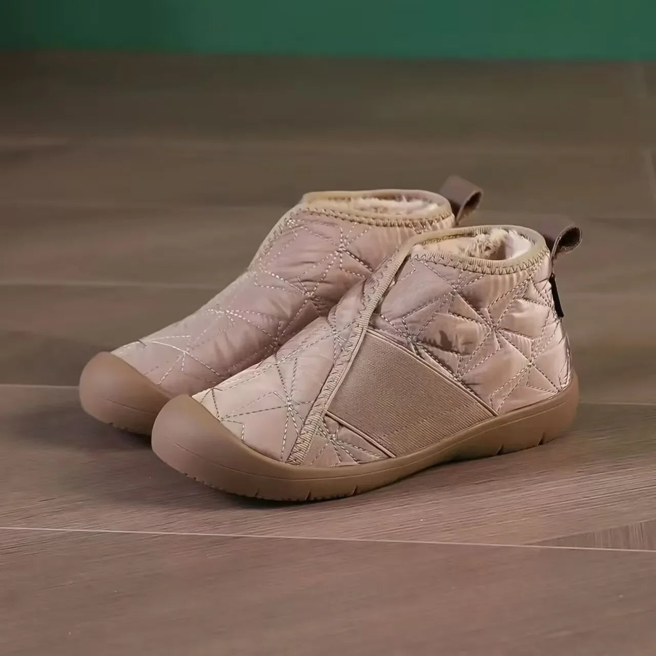 Women's Cotton Shoes 2024 Winter New Fashion Plush Warm Snow Boots Waterproof Anti Slip Comfort Plus Size 44 Casual Cotton Boots