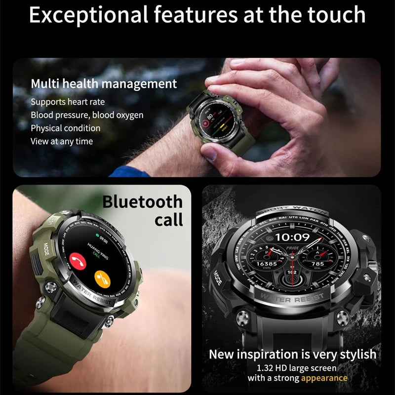 New Smart Watch Men Bluetooth Call 1.39" Touch Screen Sports Fitness Tracker Watches IP68 Waterproof Smartwatch for Android IOS
