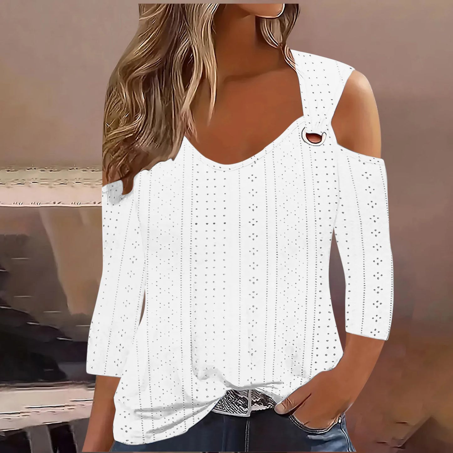 Solid Lace Shirt Tops For women Clothing 2024 Spring Winter Basic Korean White Blouse Vintage Female Y2K Clothes Pullover Tees