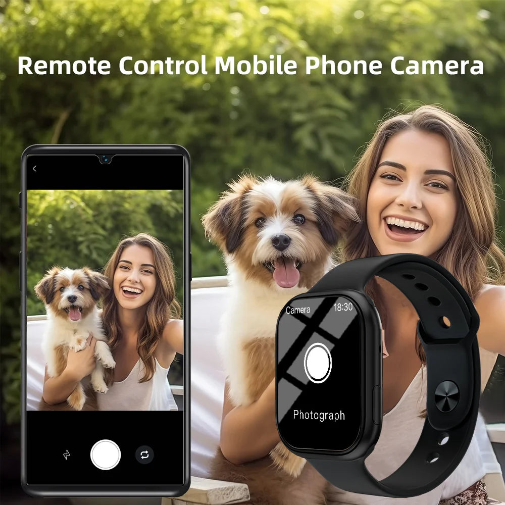 LAXASFIT Series 10 Smart Watch Answer Incoming Calls Healthy Exercise Bracelet Fitness Tracker Customized Dial Smart Watch Women