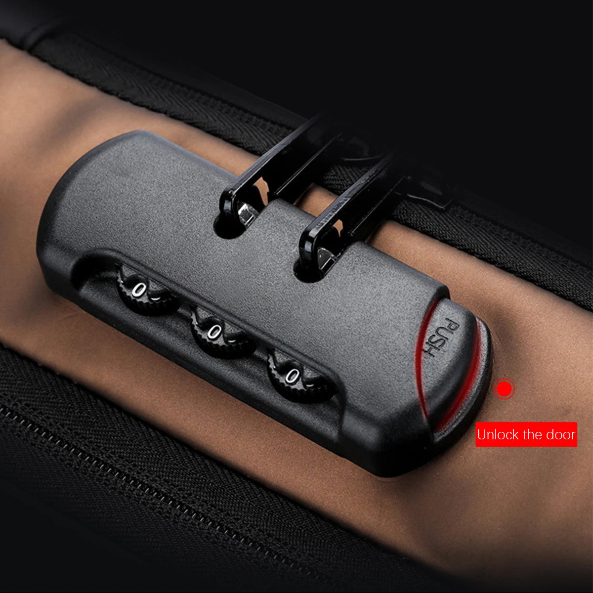 Men's Multifunction Anti-theft USB Shoulder Bag Man Crossbody Cross Body Travel Sling Chest Pack Messenger Pack for Male-LJX