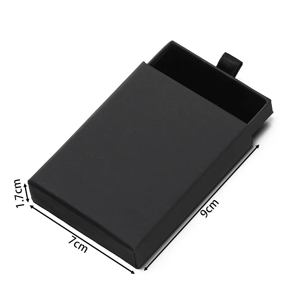 Creative Drawer Jewelry Packaging Box Necklace Ring Earing Bracelet Storage Organizer Display Stand Solid Color Paper Gift Boxes