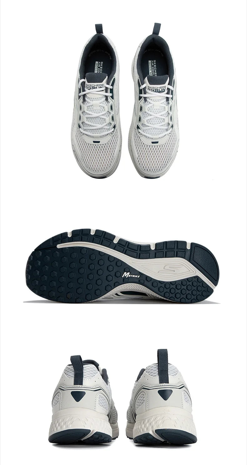 Skecher men's shoes 2025 new mesh breathable sports shoes Wear-resistant casual shoes cushioned running shoes 220036-WNV