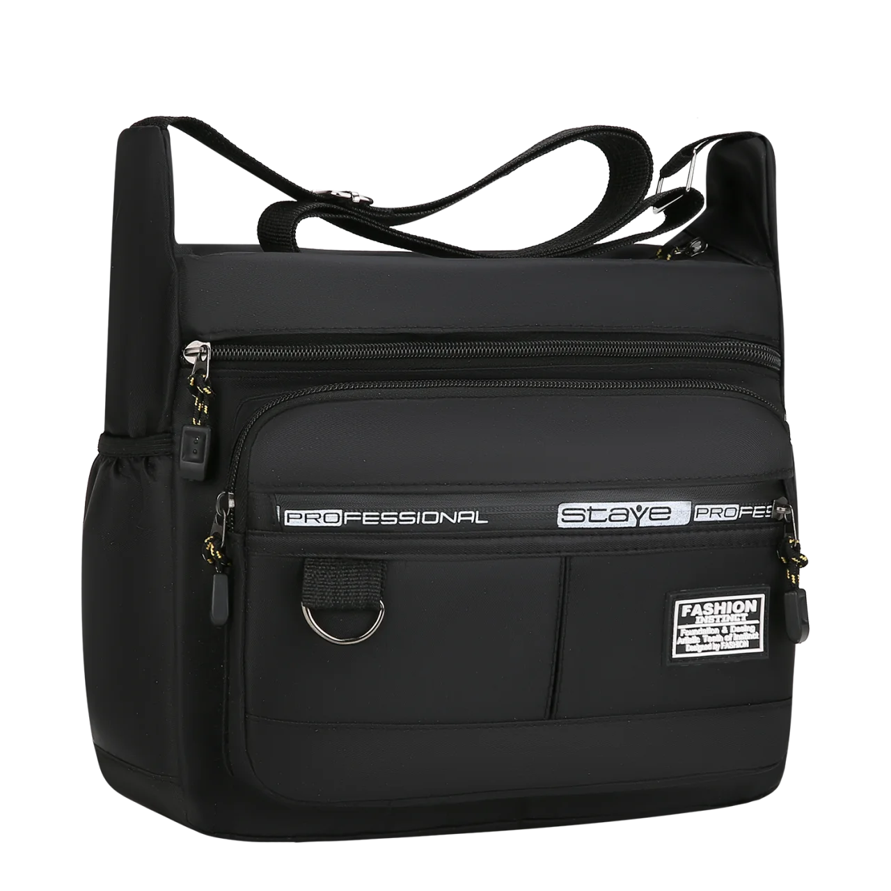 Lightweight Casual Oxford Shoulder Bags for Men Portable Large Capacity Crossbody Bag with Multi Pockets Daily Travel Bag Male