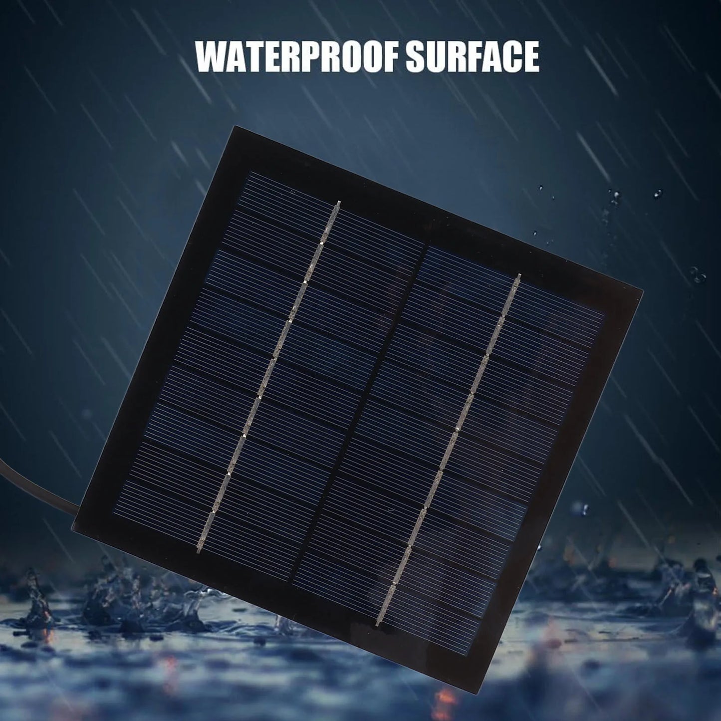 Portable Solar Fan 6W 6 Inches Solar USB Dual Powered Fan For Home Camping Outdoor Fishing With Stretchable Stand