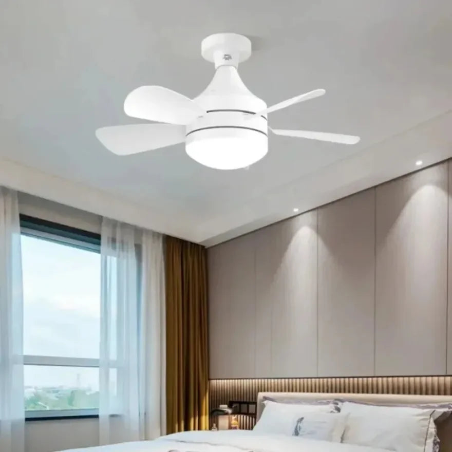 LED 30W Ceiling Fan Light E27 Remote Control Remote Dimming Fan Light Living Room Bedroom Study Home Electric Fans AC85-265V