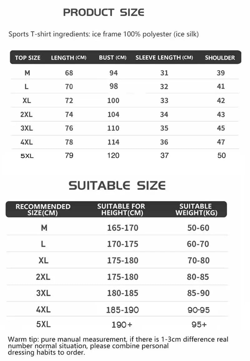 Polyester Sports Gym T Shirt Men Short Sleeve Dry Fit T-Shirt Lightweight Shirt Top Workout Fitness Training Running Shirt S-5XL