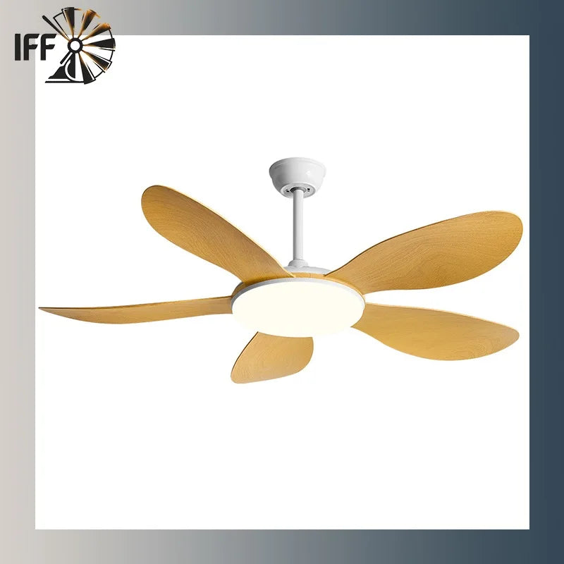 IFF Modern Ceiling Fan with 35W LED light support Remote Control Strong winds Electric fans for Living Room DC motor 110-240V