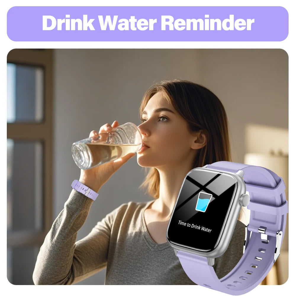 LAXASFIT New Smart Watch Bluetooth Talk Man Woman Smartwatch 100+ Sports Functions Fitness Bracelet Customized Dial Smart Watch