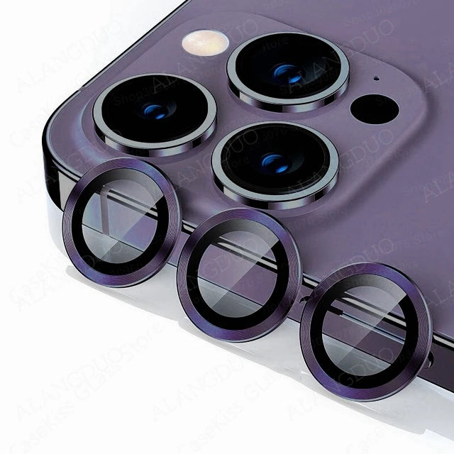 Camera Lens Rings For iPhone 15 Pro Max 15Plus 15Pro Fall prevention Lens Protector Glass For iPhone 14Pro 15ProMax Lens Cover