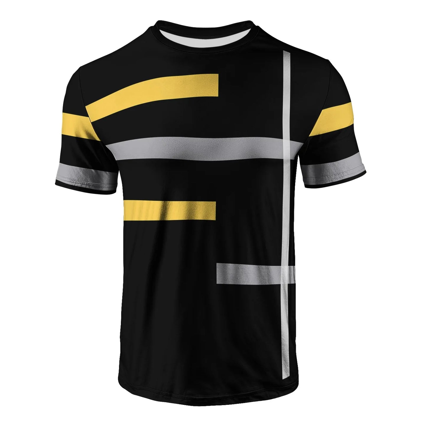 2025 New Arrival Mens T Shirt 3D Geometry Print Summer Streetwear Short Sleeve Tee Harajuku Style Casual Top Lightweight Fabric