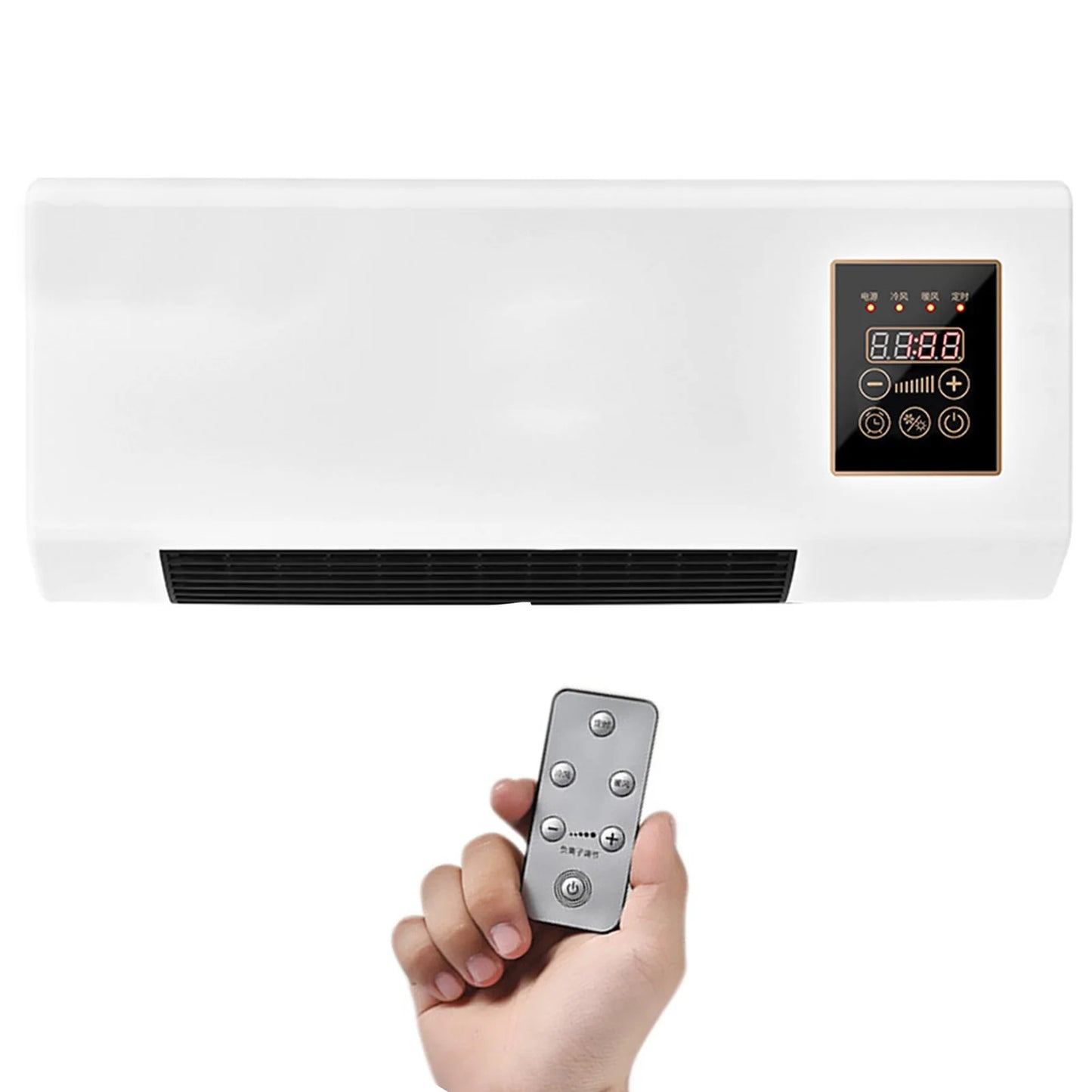 Air Conditioner Constant Temperature Heating Control Mini Wall Air Conditioner with Remote Control for Living Room 220V