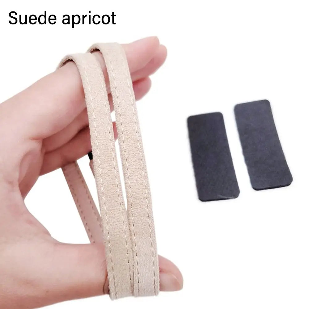 2023 New Convenient Anti-Loose Adjustable Detachable Fashion Leather Fixed Shoes Strap For Woman Shoelaces for High Heels