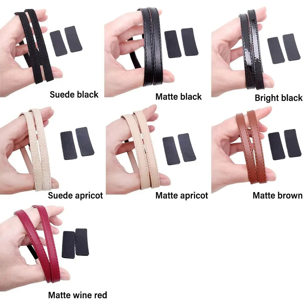 2023 New Convenient Anti-Loose Adjustable Detachable Fashion Leather Fixed Shoes Strap For Woman Shoelaces for High Heels