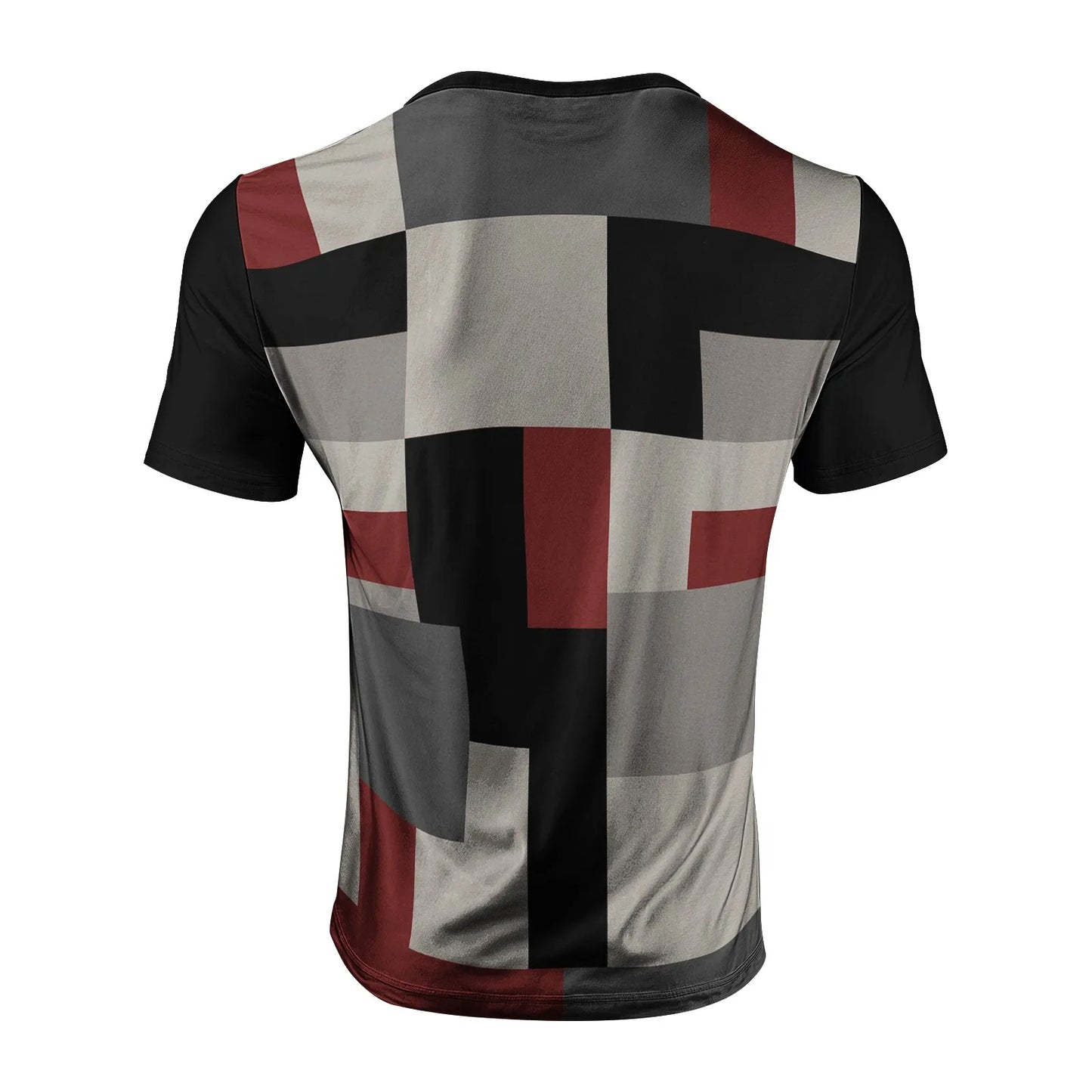 2025 New Arrival Mens T Shirt 3D Geometry Print Summer Streetwear Short Sleeve Tee Harajuku Style Casual Top Lightweight Fabric