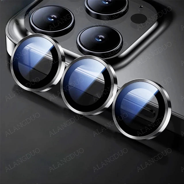 Camera Lens Rings For iPhone 15 Pro Max 15Plus 15Pro Fall prevention Lens Protector Glass For iPhone 14Pro 15ProMax Lens Cover