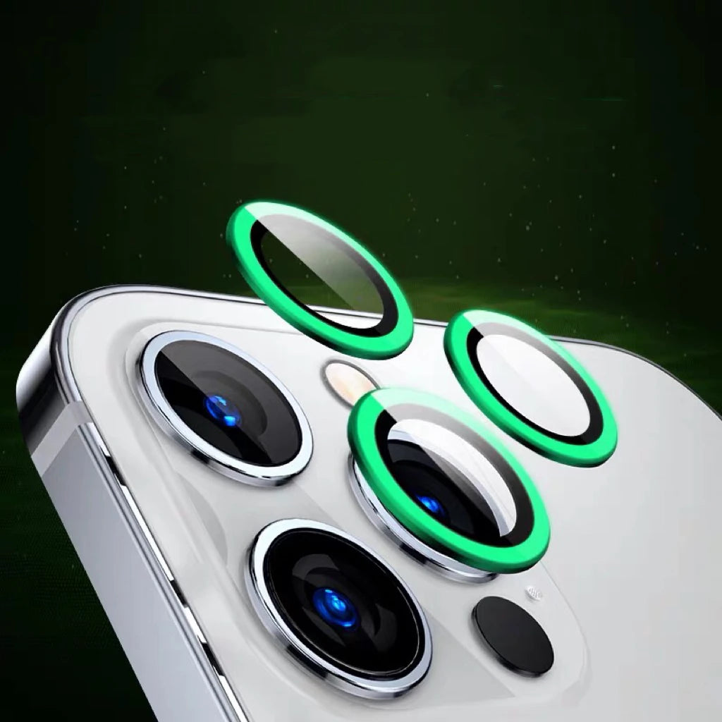 uminous Ceramic Camera Protector Film For IPhone 14 13 12 11 15 Pro Max 14 Plus 12 13 Mini Ring Tempered Glass Glowing Cap