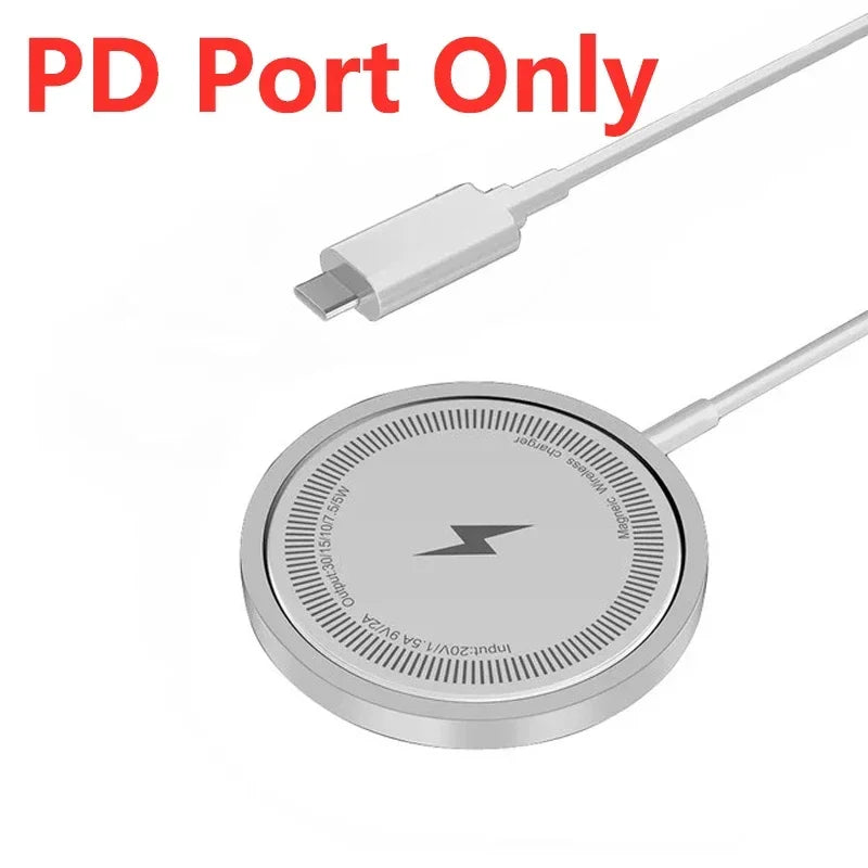 VIKEFON Magnetic Wireless Charger Fast Wireless Charging Pad Stand for iPhone 15 14 13 12 Pro Max Mini Type C Phone Charger