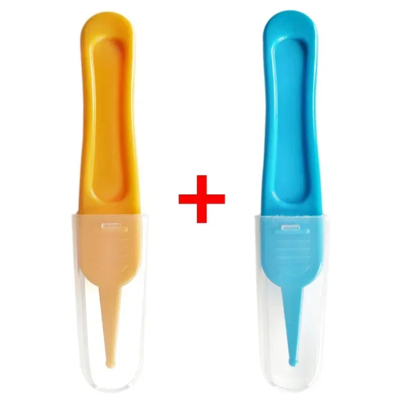 Baby Nose Cleaning Tweezers Infant Ear Nose Navel Clean Tool Safe Baby Dig Booger Clips Snot Removal Newborn Cleaning Supplies