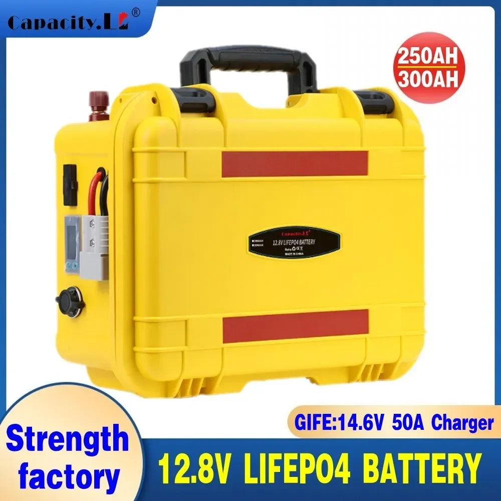 Capacity 12V 100AH 120Ah 150Ah 200AH Lifepo4 Battery Pack Rechargeable Battery For RV Solar Motor Outdoor Camping Part Inverter