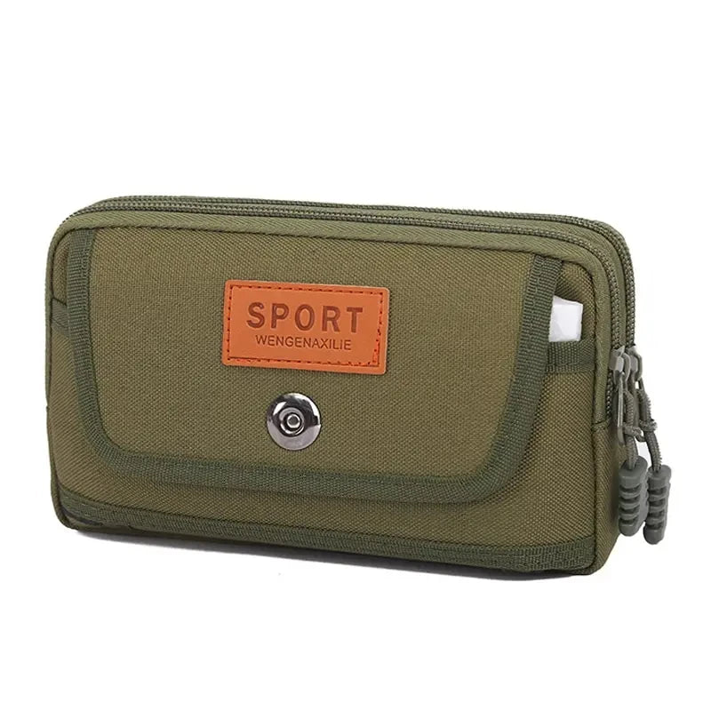 Outdoor Waist Bag Purse Military Waist Fanny Pack Men 6.5 Inches Phone Pouch Camping Hunting Tactical Edc Bag Unisex Worker Bag